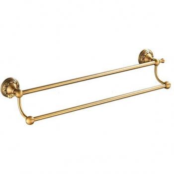 Antique Brass Double Layer Towel Bar