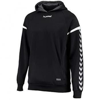 Hummel Kinder AUTH. CHARGE POLY HOODIE, Schwarz, 128