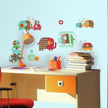 Zutano Elefantenspektakel – Raumteiler-Wanddesign