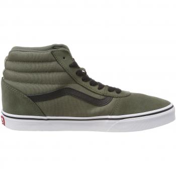 Vans Herren Ward HI Canvas Sneaker – Grüner Dunst mit Schwarz, Größe 44 EU