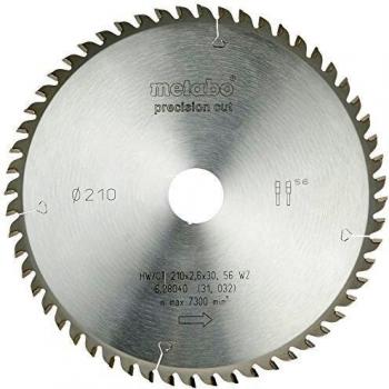 Metabo Sierra de precisión 210 x 30 mm Dientes 56