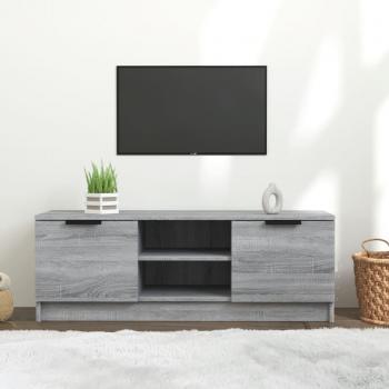 Engineered Wood TV Cabinet Grey Sonoma 102x35x36.5 cm vidaXL