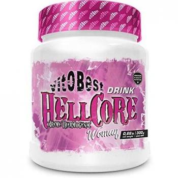 Vitobest Hellcore Xtreme Termogénico Mujer, 300 Gr, Sabor Uva