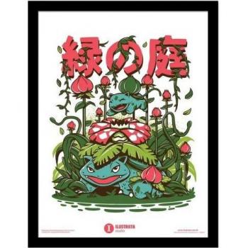 Affiche Jardin Secret encadrée 40cm
