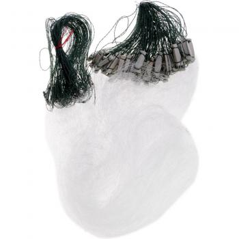 25m Fishing Net with Float and Sinkers, 4x4cm Mesh Hole