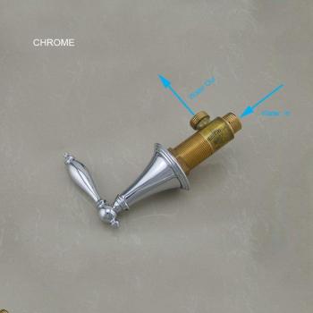 BAKALA Chrome Brass Single Handle Cold Water Shower Faucet