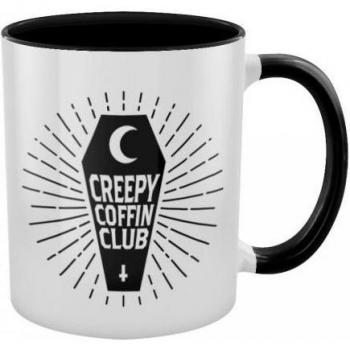 Taza Grindstore Creepy Coffin Club bicolor