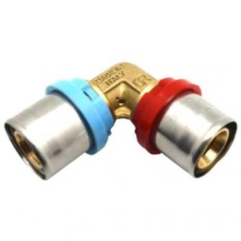 Racor Compacto Doble Curva Multicapa 20x2.0-20x2.5