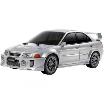 Voiture télécommandée Tamiya Mitsubishi Lancer Evo V 4WD Blanc