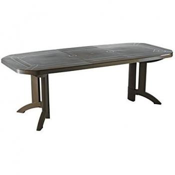 Table Vega GROSFILLEX 220 x 100 cm Taupe
