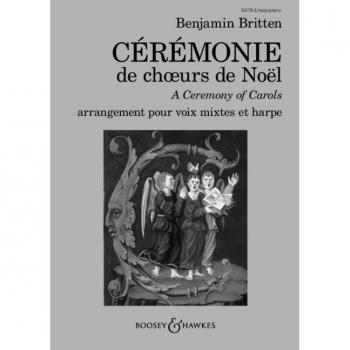 Cérémonie de chœurs de Noël: A Ceremony of Carols. op. 28. Chor (SATB) und Harfe (Klavier). Klavierauszug.