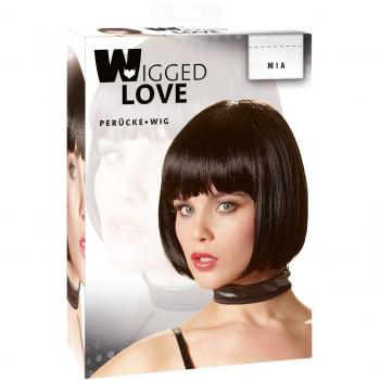 Wigged Love Perücke Mia schwarzer Bob