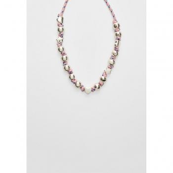 Palline Grigie Corda Stradivarius Collana