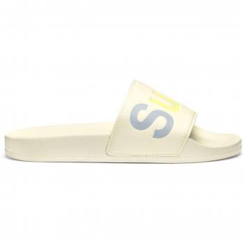 Superga Cremefarbene Badesandale