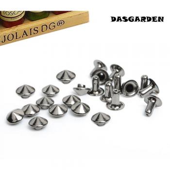 10mm Black Metal Nailhead Spikes for Garments