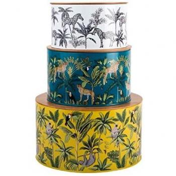 Trio of Nesting Tins Madagascar