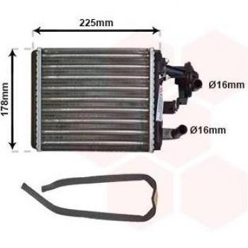 Chauffage Van Wezel pour Fiat Panda (01/1986