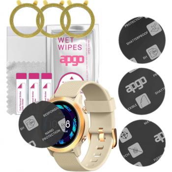 3x apgo MATTE Hybrid Glas für Blackview BV-R8, flexibles Nano-Glas, optimaler Ersatz für Tempered Glass, kratzfest