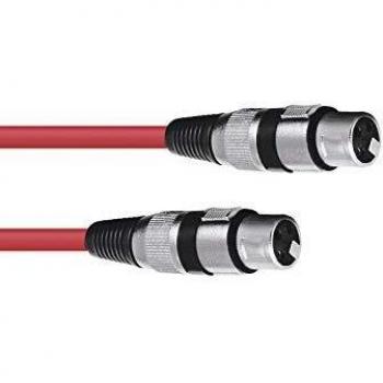 Omnitronic XLR Kabel 3pol 1,5m rt (1.50 m), Audio Kabel
