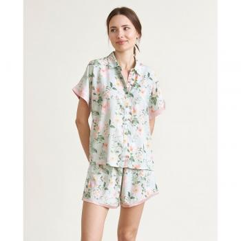 J&J Brothers Floral Short-Sleeve Pajamas for Women