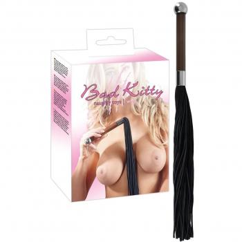Bad Kitty Peitsche Acryl, rot, 50 cm