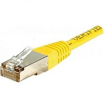 Câble Réseau Cat6 F/UTP Jaune RJ-45 10 Mètres