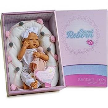 Muñeca Reborn con toquilla y sonidos