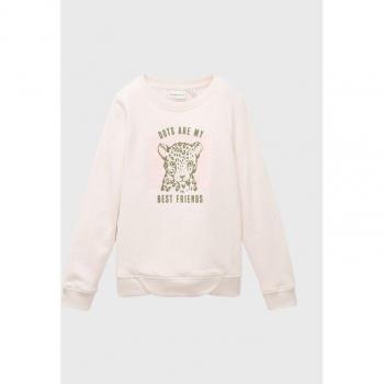 Felpa Tom Tailor Regular Fit Rosa Leopardo