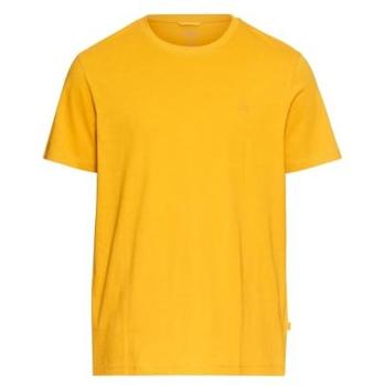CAMEL ACTIVE Rundhals T-Shirt, gelb, bestickt, Größe M