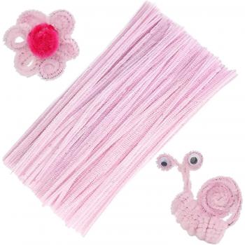 100 nettoyeurs de tuyaux tige de chenille pour bricolage