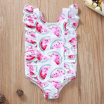 Princess Leopard Print Baby Swimwear