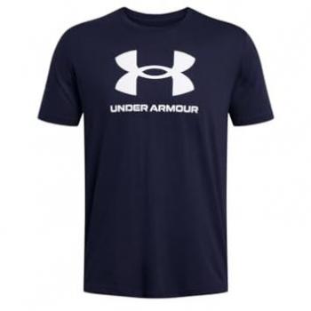 Chemise Under Armour 1382911408 Bleu Manches Courtes Coupe Regular