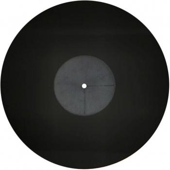 Mattierte Slipmat für Plattenspieler