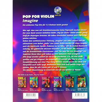 Michael Zlanabitnig Pop For Violin: Imagine. Band 6. 1-2 Violinen. Ausgabe Mit Cd.