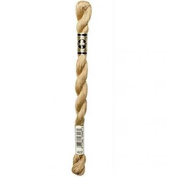 DMC 115 3‑422 Pearl Cotton Thread – Honey Hazelnut Pearl