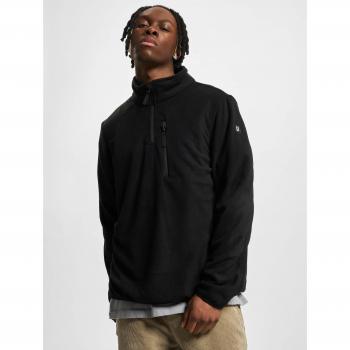 Brandit Fleece Troyer Sweat-Shirt schwarz