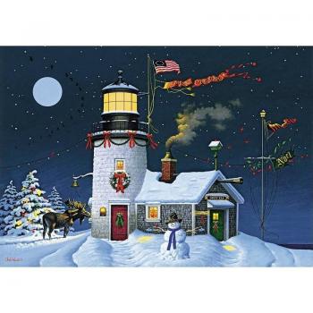 Schneefest 5D DIY Diamantstickerei 20x30 cm