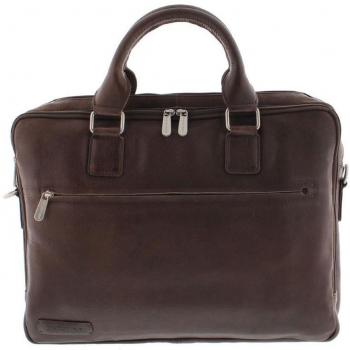 Plevier 4000 I Leder‑Business‑Aktentasche – 41 cm Laptop­einsatz