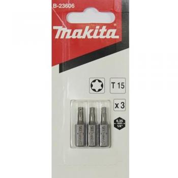 Makita Schraubendreher‑Torx‑Bits T15 x 25 mm – 2‑Stück (TX15)
