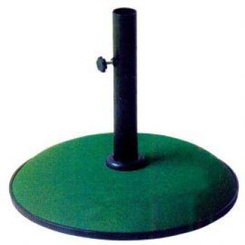 Parasol Redondo Verde Kroma: Base de Cemento 25 kg
