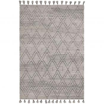 Élégance Coton Gris – Tapis 160x230