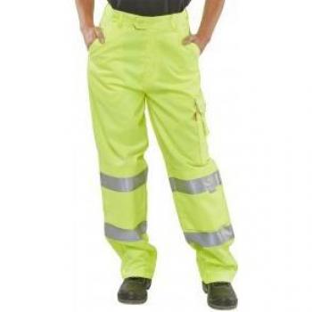 Beeswift Ladies En Iso 20471 Trouser Saturn Yellow 26