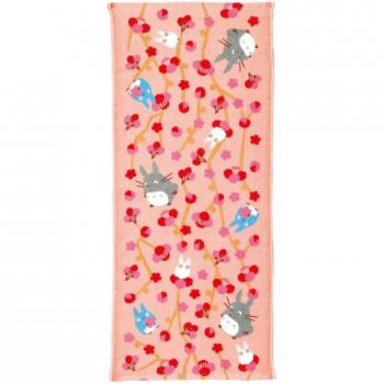 Ghibli My Neighbor Totoro Plush Cotton Towel – 34x80cm (Plum)