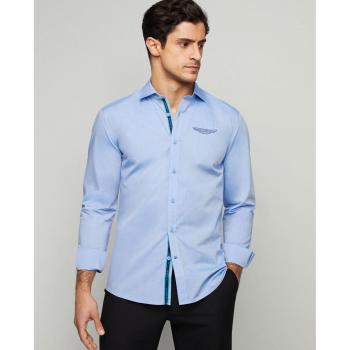 Camisa de manga larga Pitlane azul para hombre Hackett