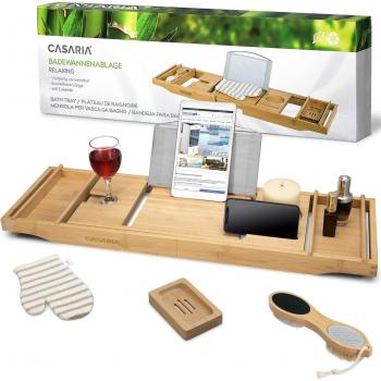 Bambus Badewannenablage Relax 75x23x4,5cm