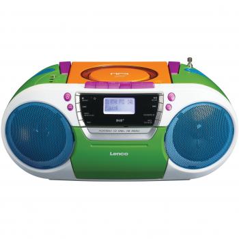 Lenco SCD 681 mit CD-Player, Kassette und USB, Batteriebetrieb möglich