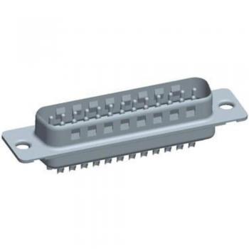 FCI 37-Pin D-SUB Male Pin Strip 180°