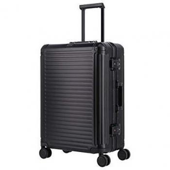 Travelite Next 4W Black Unisex Rolling Suitcase
