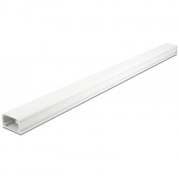 Conduit câble autocollant PVC blanc 1000 mm Delock