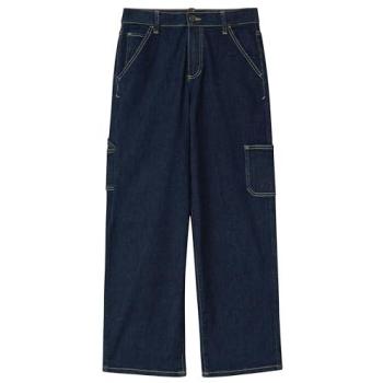 Jeans Relaxed Fit Mid-Rise Wide Leg Cargo-Tasche 28/30